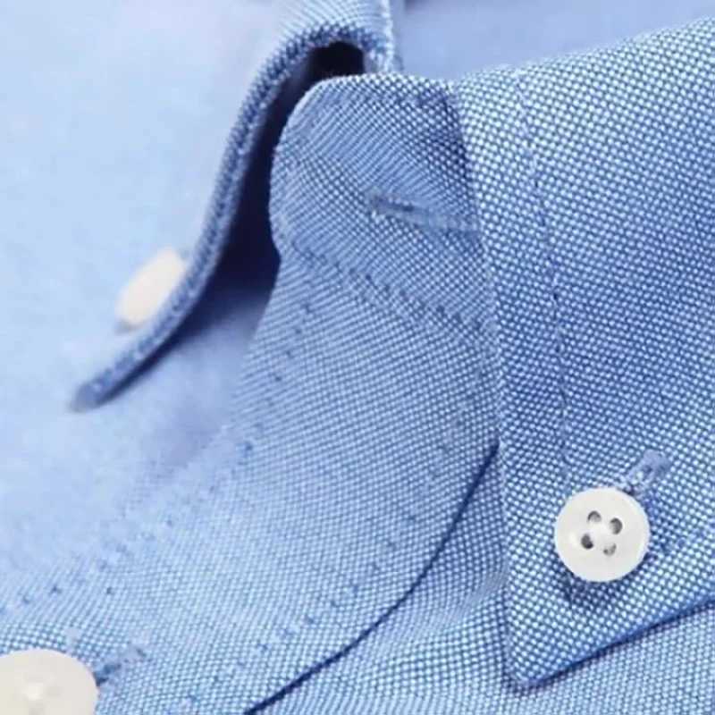 Men's Long Sleeve Shirt Spring Summer Autumn Winter Oxford Woven Slim Free Ironing Comfortable Soft Casual Fashion Simple Work Z260805 - view 7