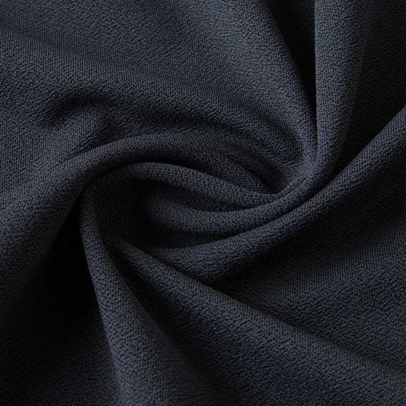 Men's Wool-Blend Dress Shirt Charcoal Gray Business Essential Seamless Technology Non-Iron Tailored Collar All Season Comfort Z260805 - view 7