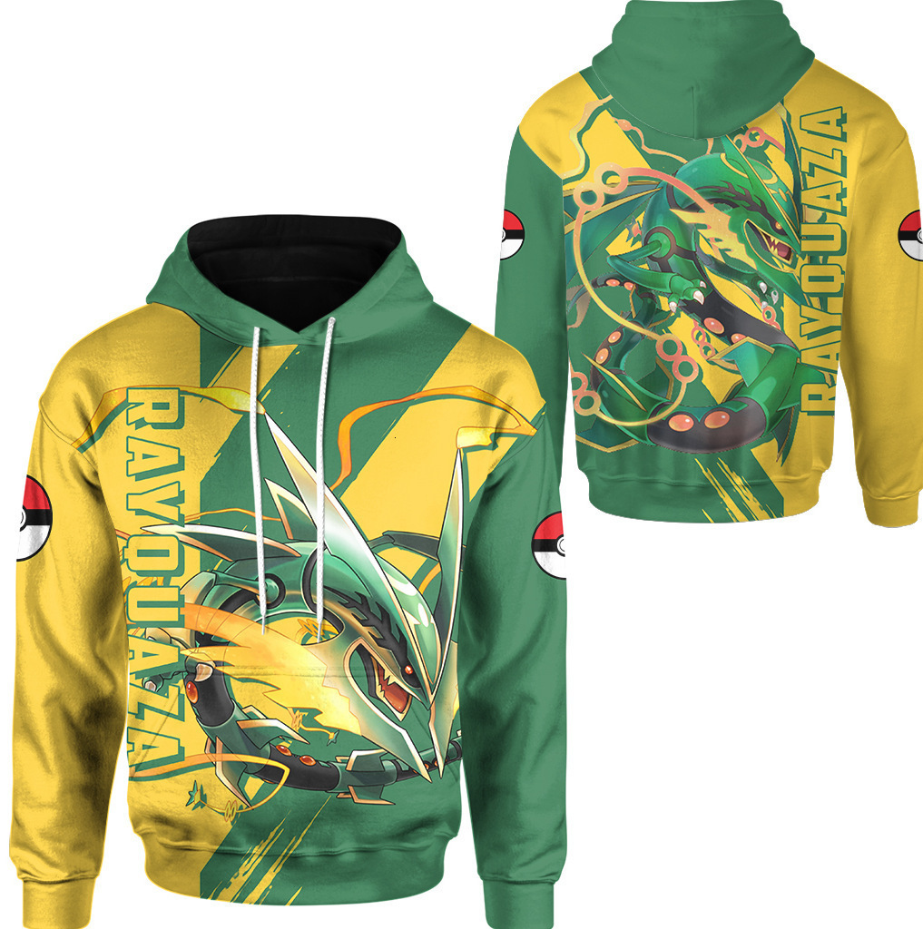 Japanese Anime Pokemon Gengar 3D Digital Print Long Sleeve Sweatshirt Youth Outdoor Running Casual Hoodie ab5c - view 3