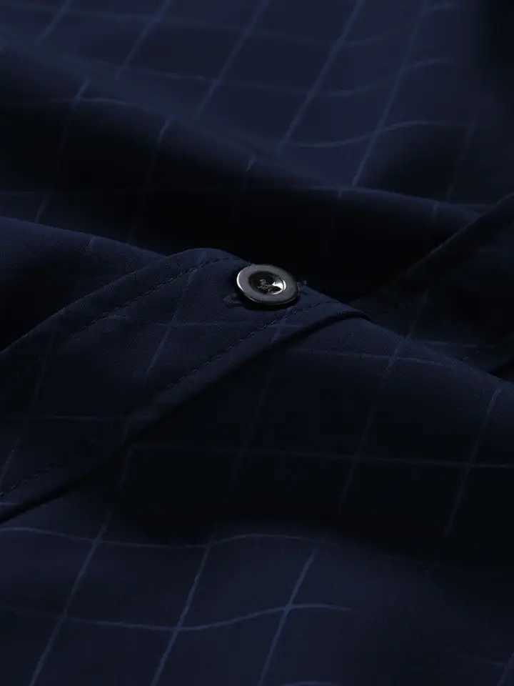 Classic Design Men's Formal Long Sleeve Plaid Shirt Men's Button Up Shirt For Business Formal Occasions Gift For Men Z260805