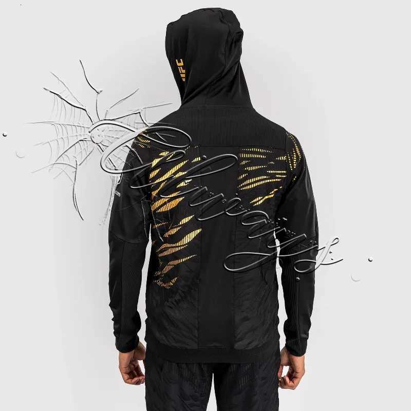 2026 New UFC Fashion Design Boxing Suit Men's Zipper Hooded Jacket Fitness Wrestling Fighting Special Cage Fighting Suit Hoodie X260805 - view 3