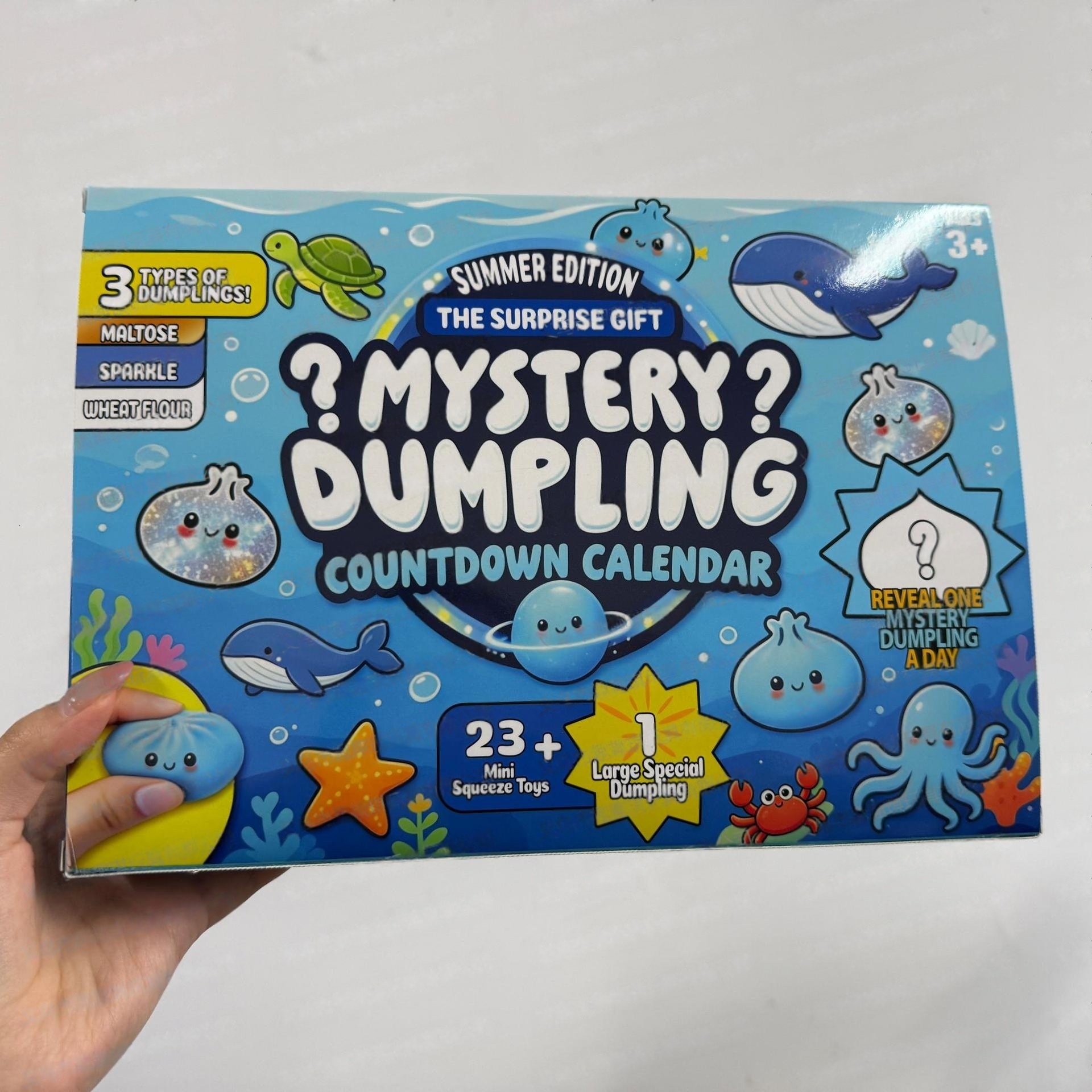 Squishy Advent 2026 Mystery Dumpling Countdown Calendar Random Bao Bun Squeeze Fidget Toys for Stress Relief - view 6
