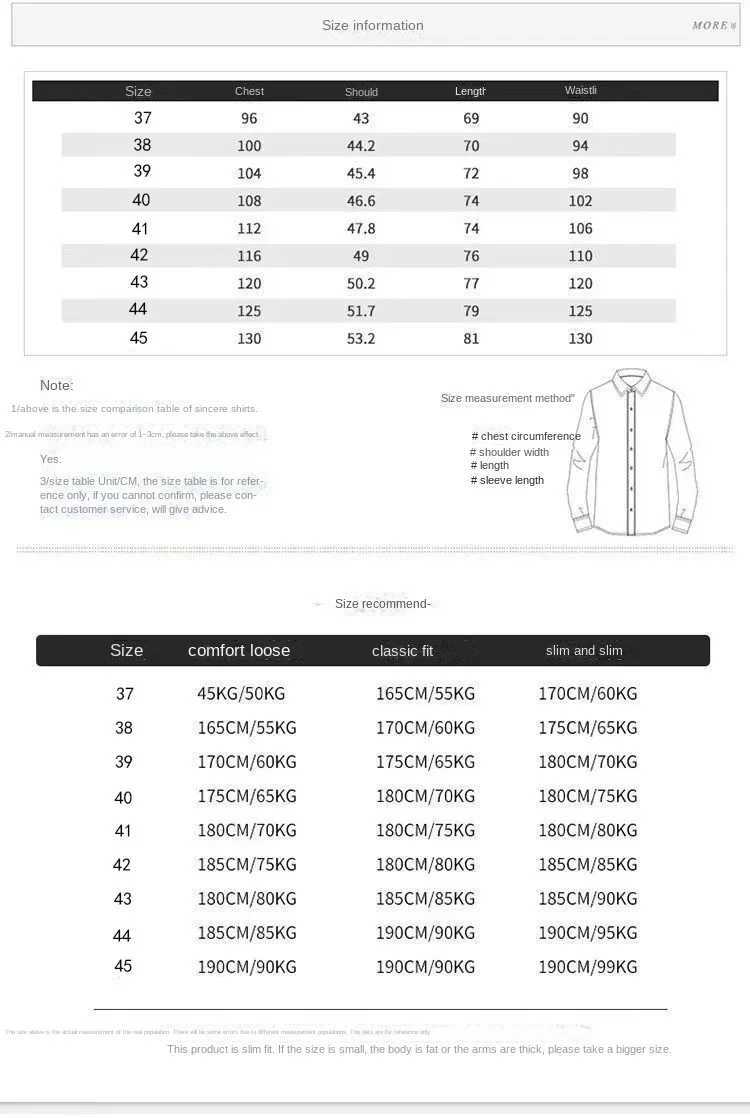 Business Shirt Men's Long Sleeved Professional Work Shirt Men's Suit Without Cotton Identification Photo White Shirt Non Ironing Z260805