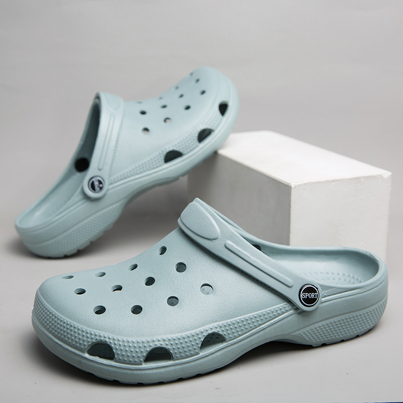 Sandals Designer Women Clogs Breathable Eva Hollow Out Slides Adjustable Strap Non Slip Orange Beach Casual Outdoor Walking Shoes For Her - view 3