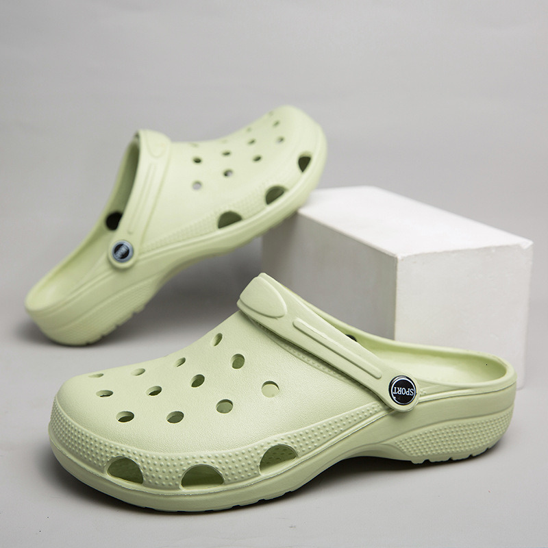 Sandals Designer Women Clogs Breathable Eva Hollow Out Slides Adjustable Strap Non Slip Orange Beach Casual Outdoor Walking Shoes For Her - view 5