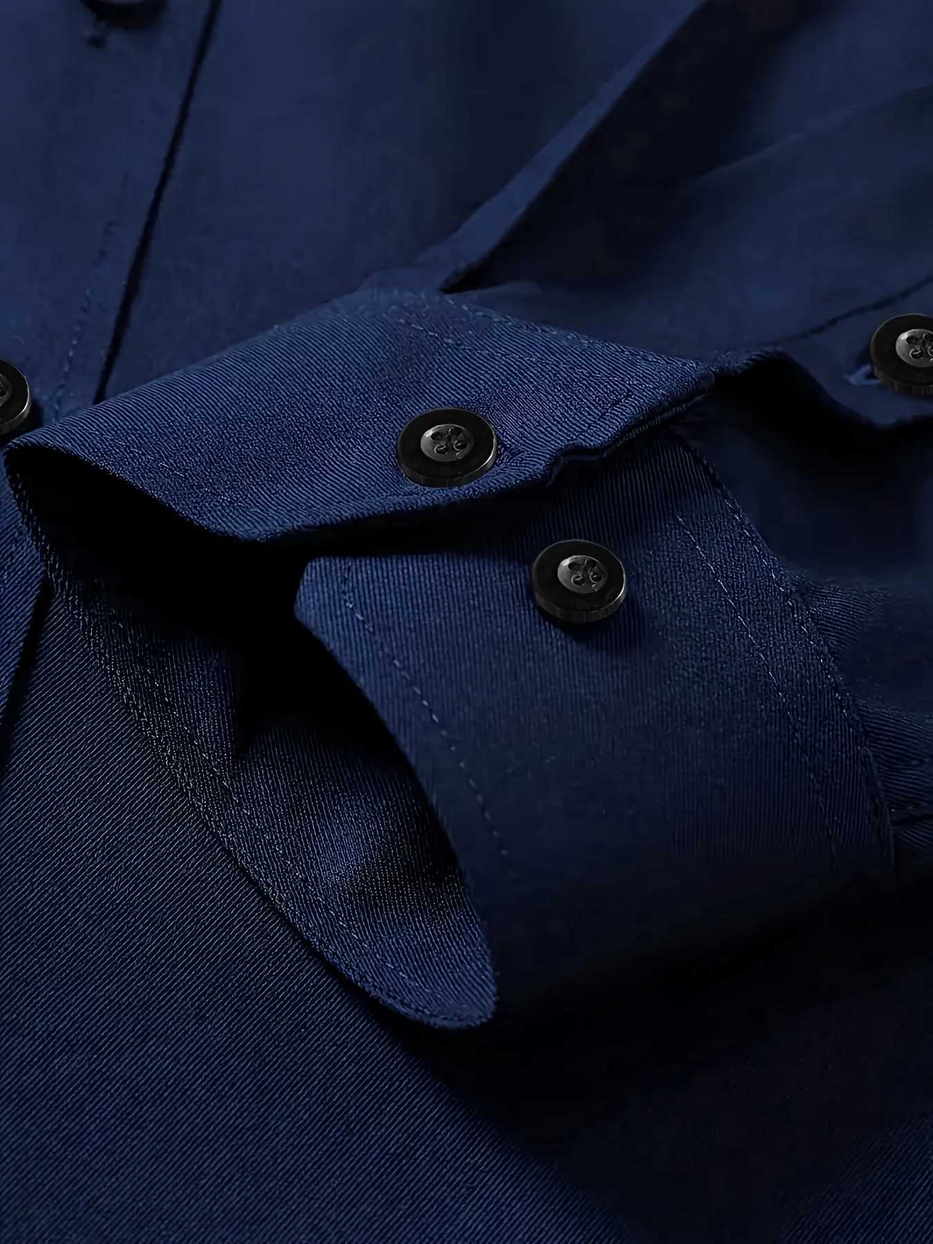 New Men Shirt Elegant Fashion European Long Sleeve Classic Smart Casual Elastic Anti-pilling Male Business Dress Shirts Z260805 - view 7