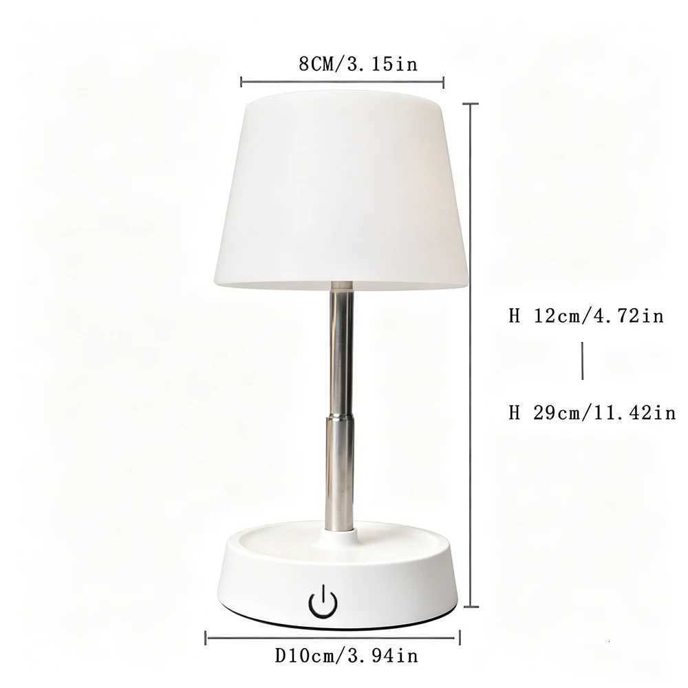 Portable Rechargeable LED Desk Lamp with USB Port Touch Control Night Light for Bedroom Camping Outdoor Use Modern Mini Tab X260805 - view 6