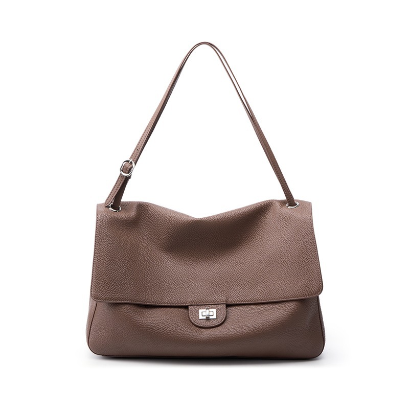 Matte suede messenger high-end crossbody fashionable and casual underarm bag, large-capacity shoulder tote bag for cross-border use - view 6