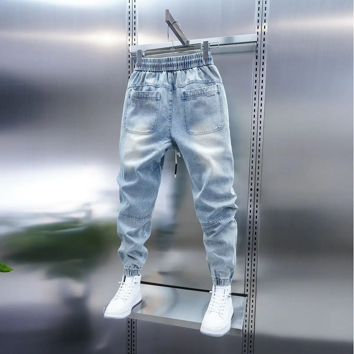Fashion Spring and Summer Harem Jeans Outdoor Casual Thin Pants y Mens Clothing 260806 - view 5