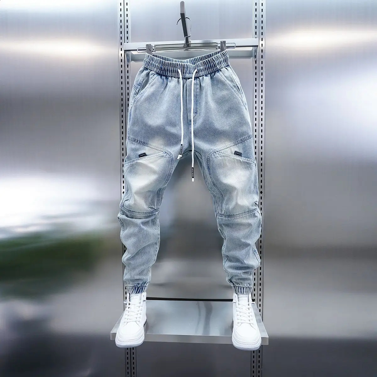 Fashion Spring and Summer Harem Jeans Outdoor Casual Thin Pants y Mens Clothing 260806 - view 3