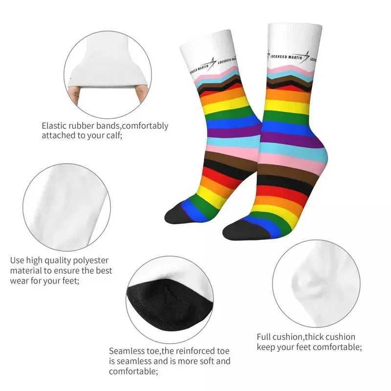 Rride Y2K Lockheed Martin Gay Socks Male Mens Women Autumn Stockings Printed L260806 - view 6