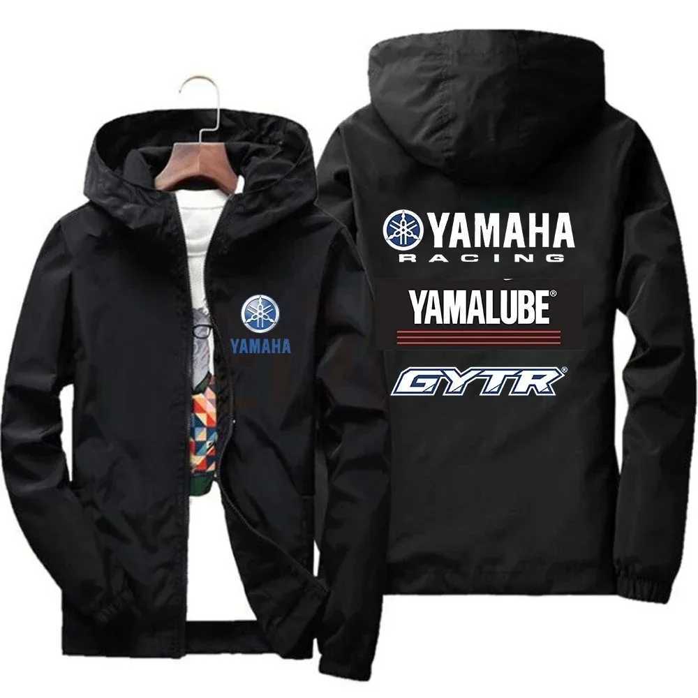 Yamaha 2026 Men's GYTR Windproof Hooded Motorcycle Jacket Outdoor Sports Enthusiasts Zipper Closure Men's FashionT260806 - view 3