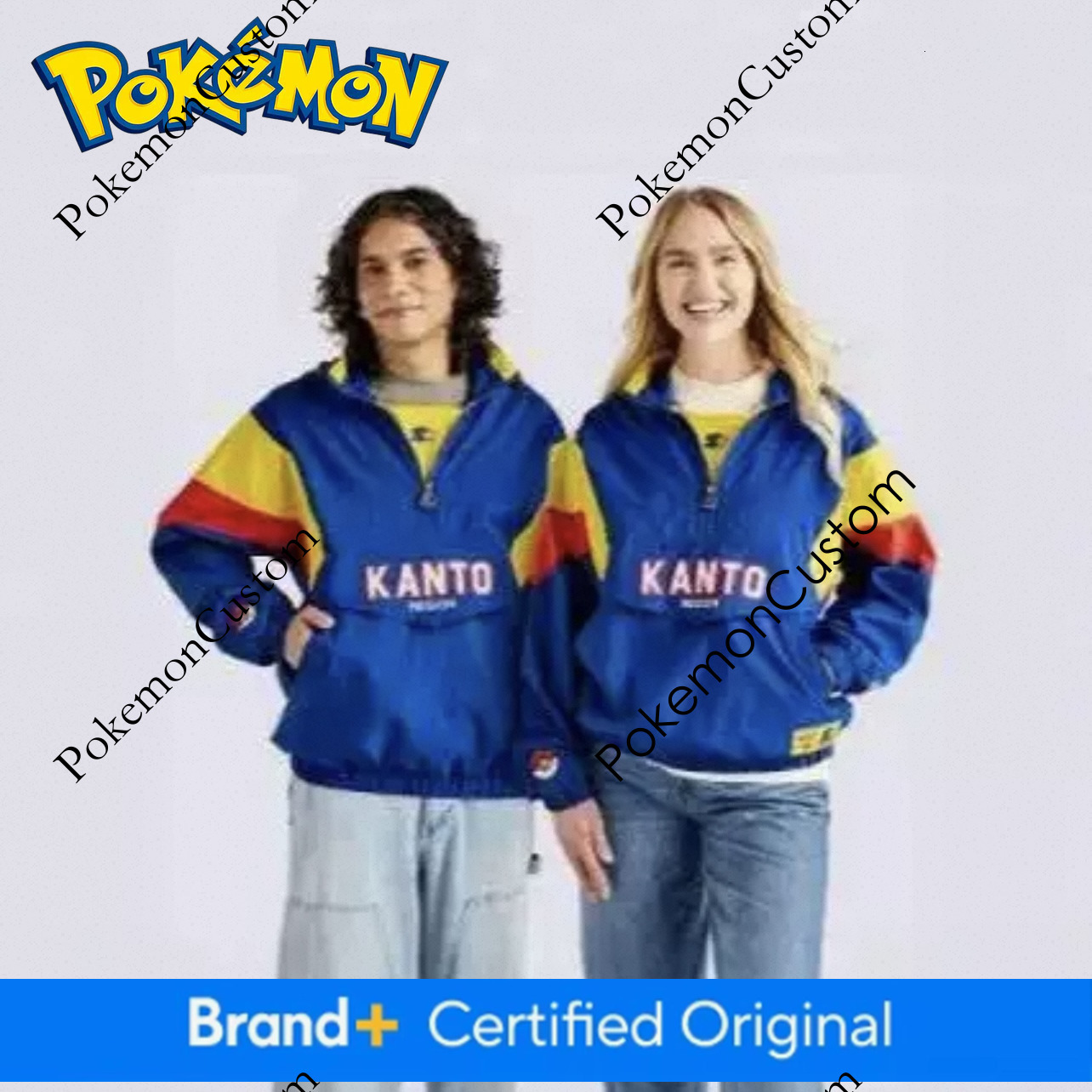 3D Digital Print Sweatshirt Jacket Fabric Pokemon Kanto Region Long-Sleeve Pullover Unisex Top v2 - view 3