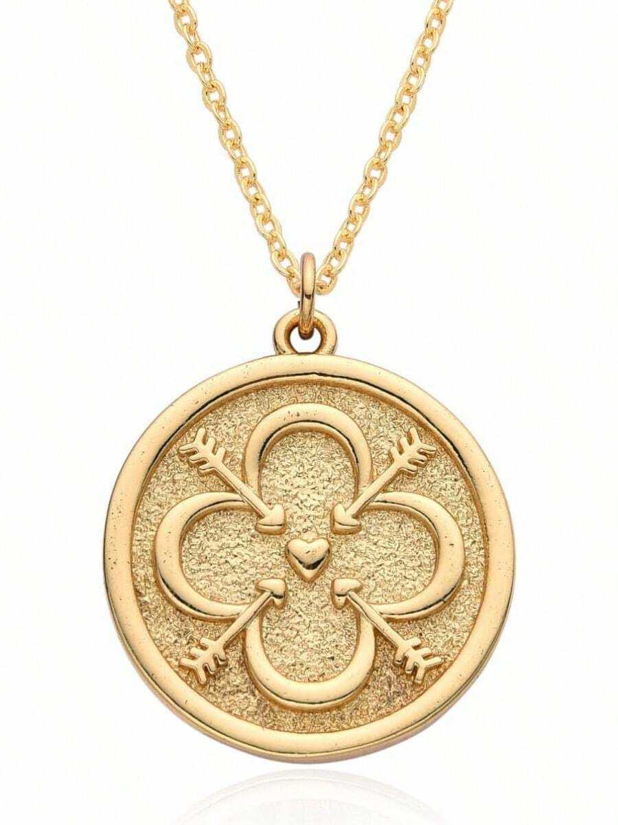 Dainty Necklace Initial Necklace Women Round Moon Pendant Chain Coin Necklaces2025 H260806 - view 7
