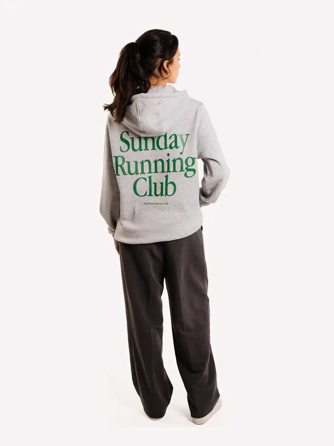 Running Club Sunday Oversized Hoodie Women Men Warm in Autumn Winter Hoodies Thick Fleece Warmth Pullover Harajuku Female HoodieT260807 - view 3