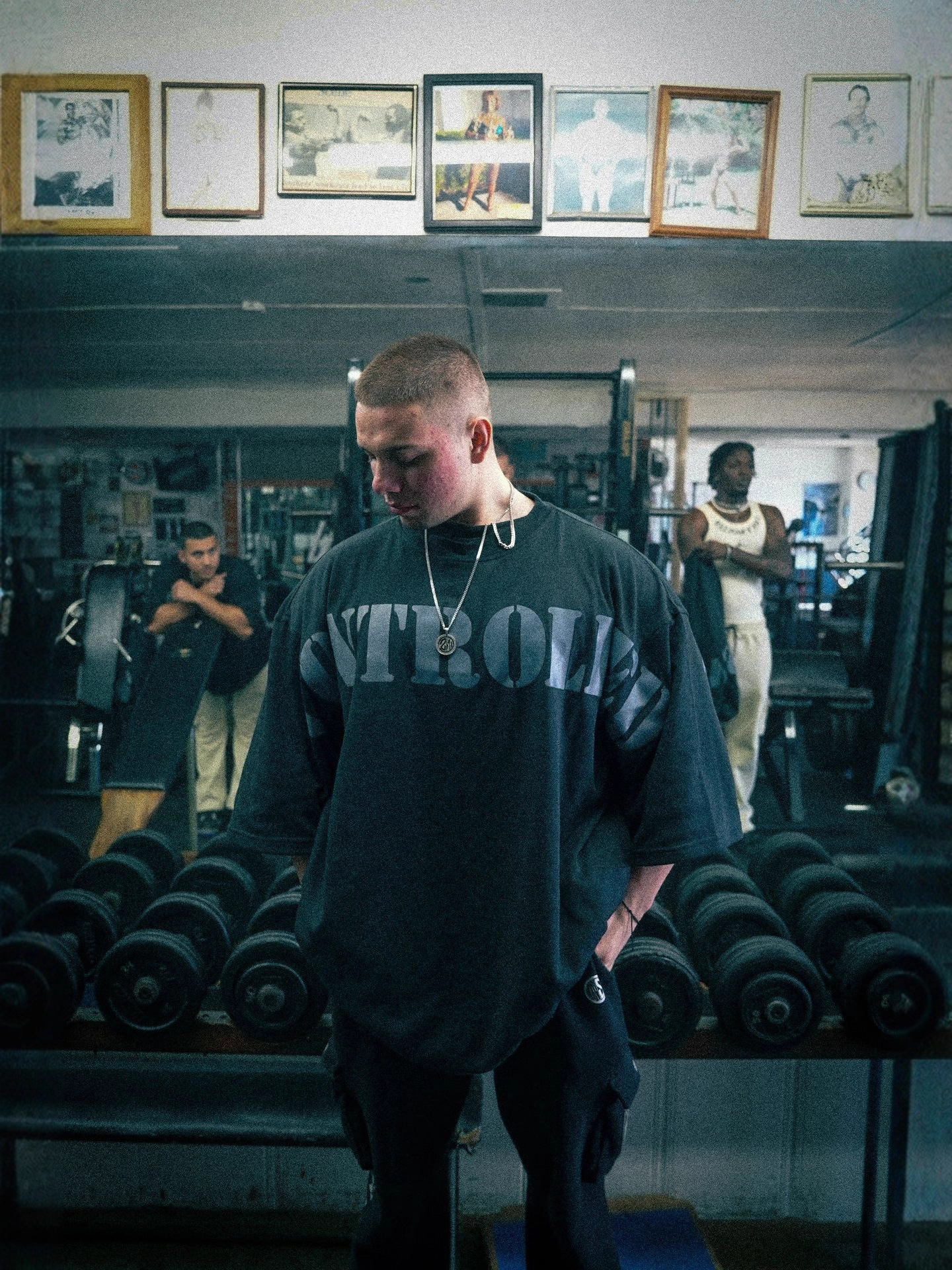 Men's T Shirts Summer Controlled Insanity T-shirt Covers Oversized Short Sleeve Tees Workout - view 5
