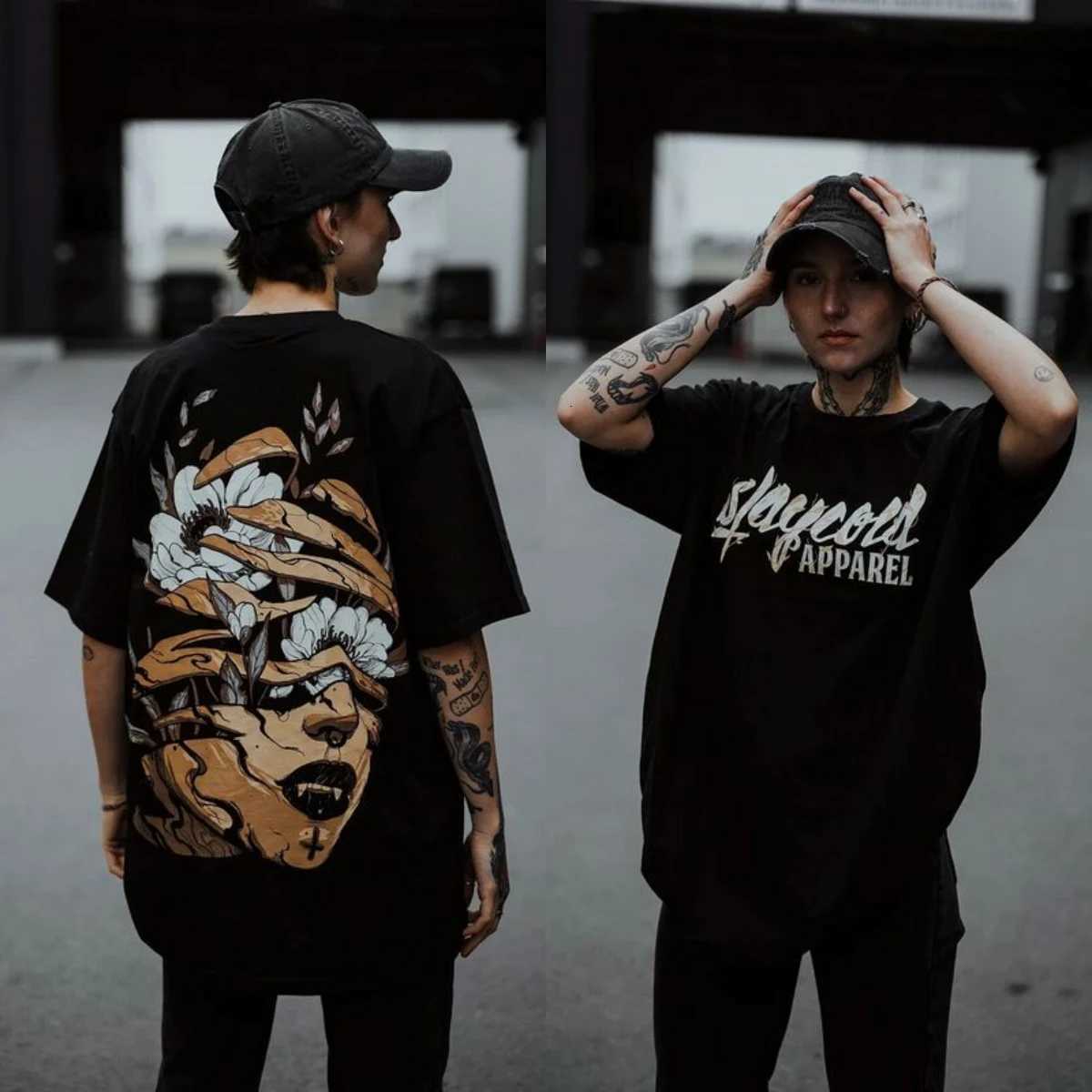 Art Attitude Stay Cold Tattoo T-Shirt Cotton Graphic Tee Men Women Summer Streetwear J260806 - view 6