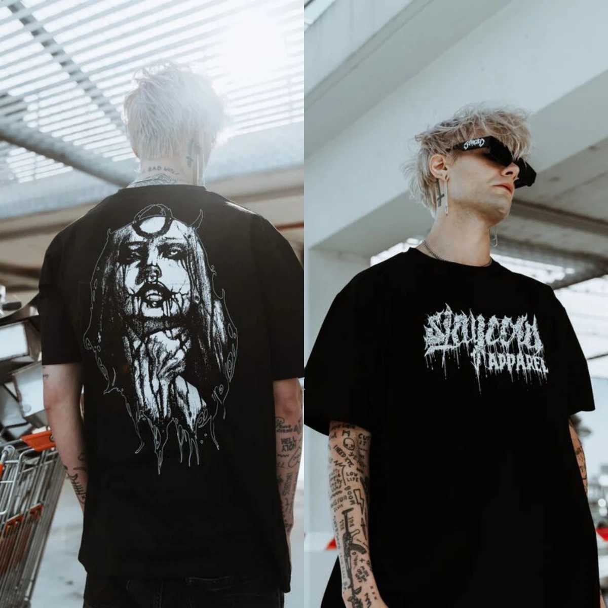 Art Attitude Stay Cold Tattoo T-Shirt Cotton Graphic Tee Men Women Summer Streetwear J260806 - view 5
