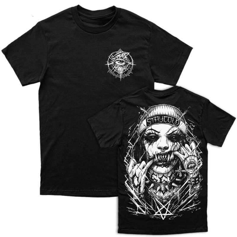 Art Attitude Stay Cold Tattoo T-Shirt Cotton Graphic Tee Men Women Summer Streetwear J260806 - view 7
