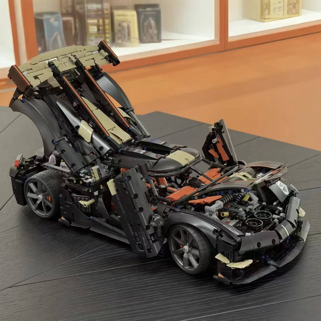 2026 New Hot Toys 4104pcs High Tech Racing Car Spear Megacar Supercar Building Block Puzzle Model Toy Birthday Ornament Gifts J260807 - view 4