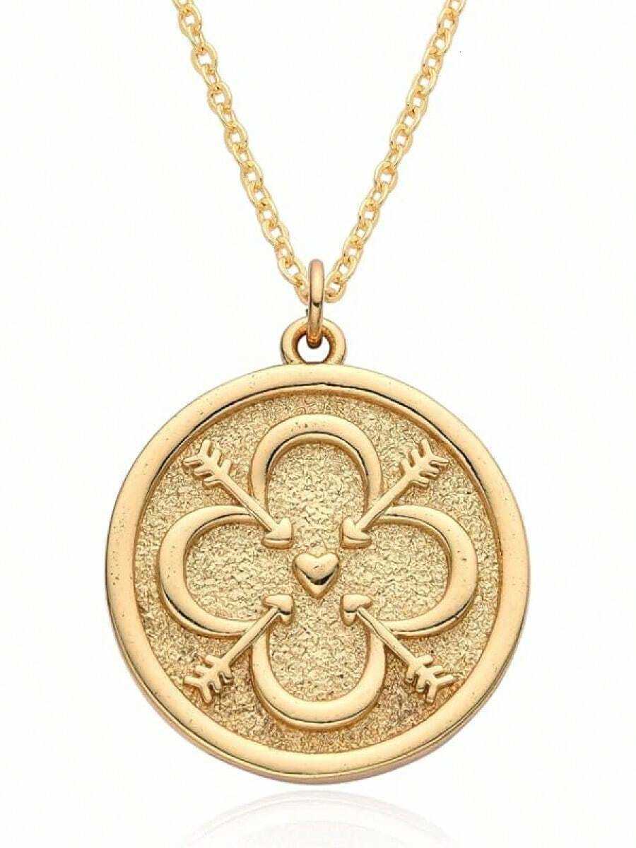 Dainty Necklace Initial Necklace Women Round Moon Pendant Chain Coin Necklaces2025 H260806