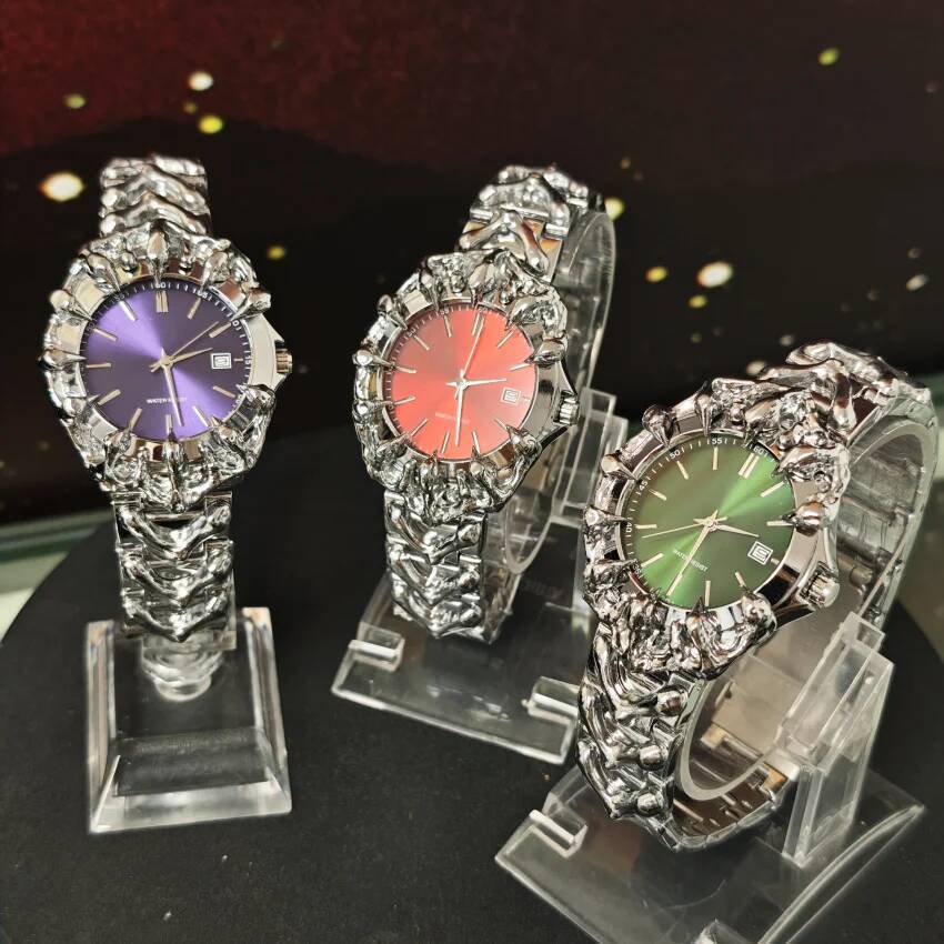 Creative 3D Dragon Y2K Claw Men Alabaster Gothic Quartz Stainless Steel Band Reloj Relogio Masculino 2026 Ins Watch 26Y0807 - view 6