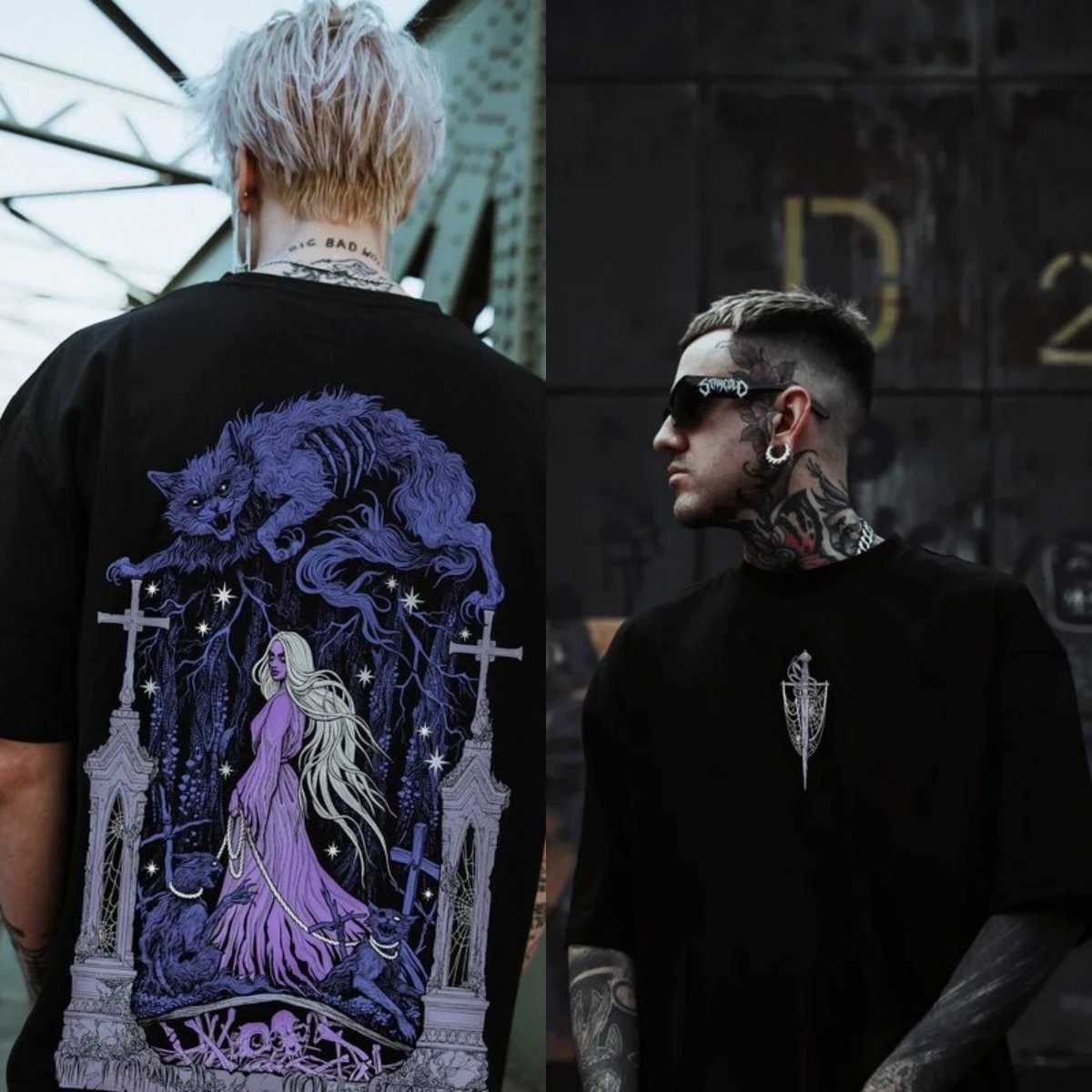Art Attitude Stay Cold Tattoo T-Shirt Cotton Graphic Tee Men Women Summer Streetwear J260806 - view 4
