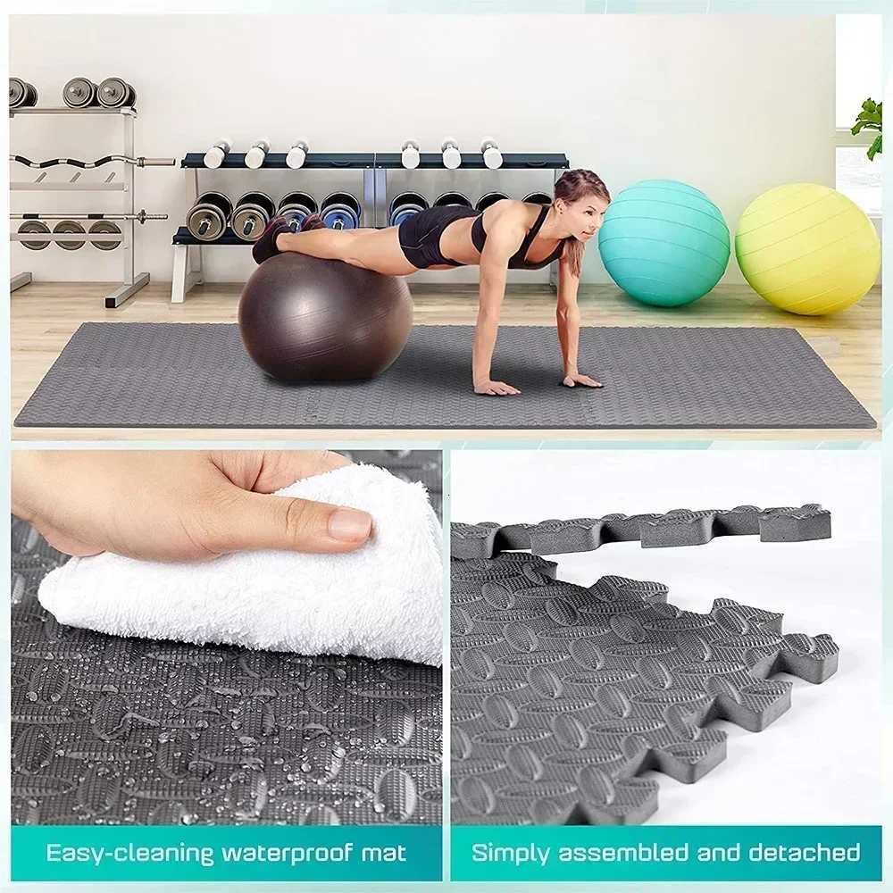 4~20Pcs Puzzle Fitness Mat Eva Interlocking Foam Floor Tiles for Home Gym Home Gym Equipment Mat Non-Slip Floor Mat for Kids X260808 - view 5