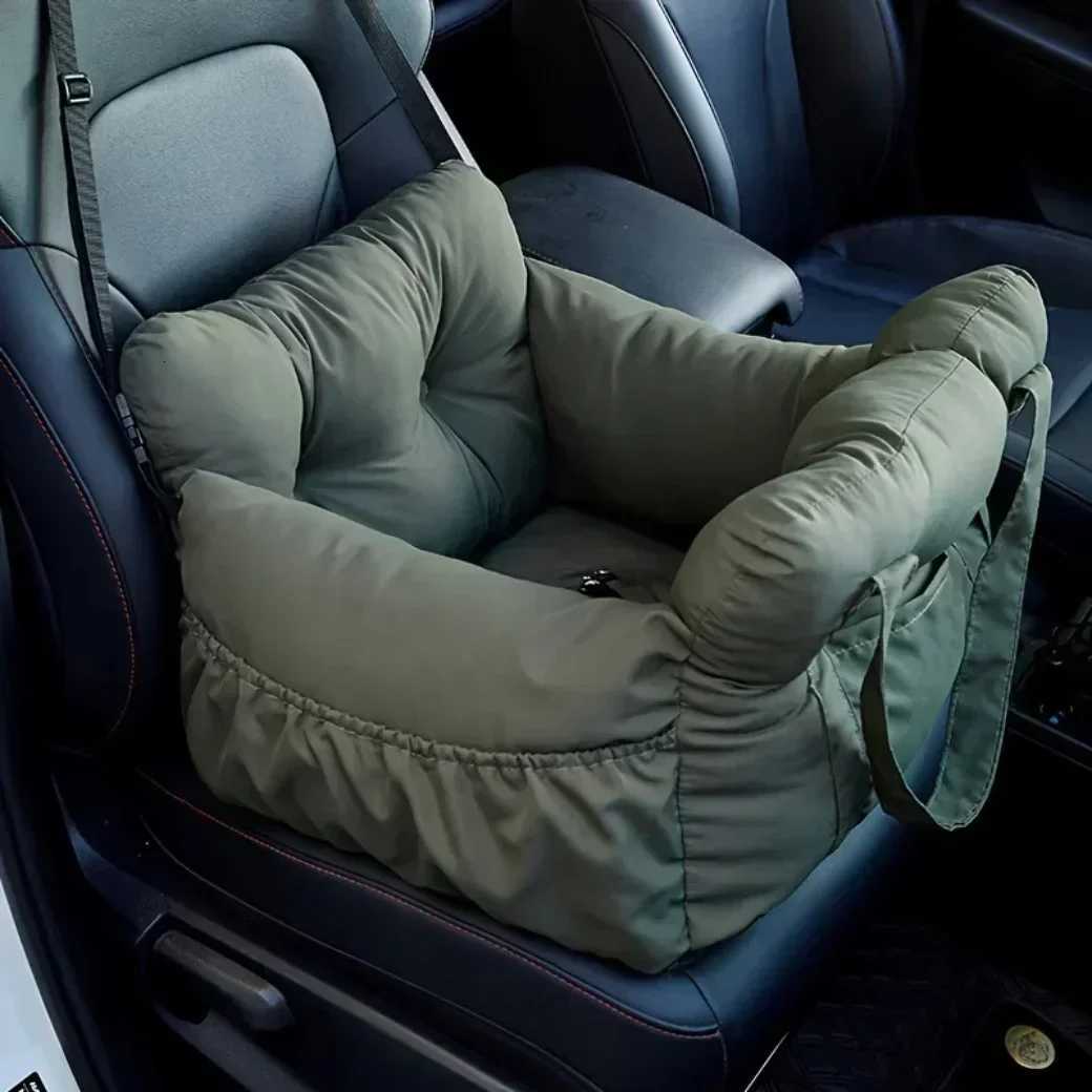Car Seat with Safety Dog Belt - Non-Slip Pet Car Bed for Small Dogs Washable Travel Carrier with Secure Straps for Safe Car N260808 - view 7