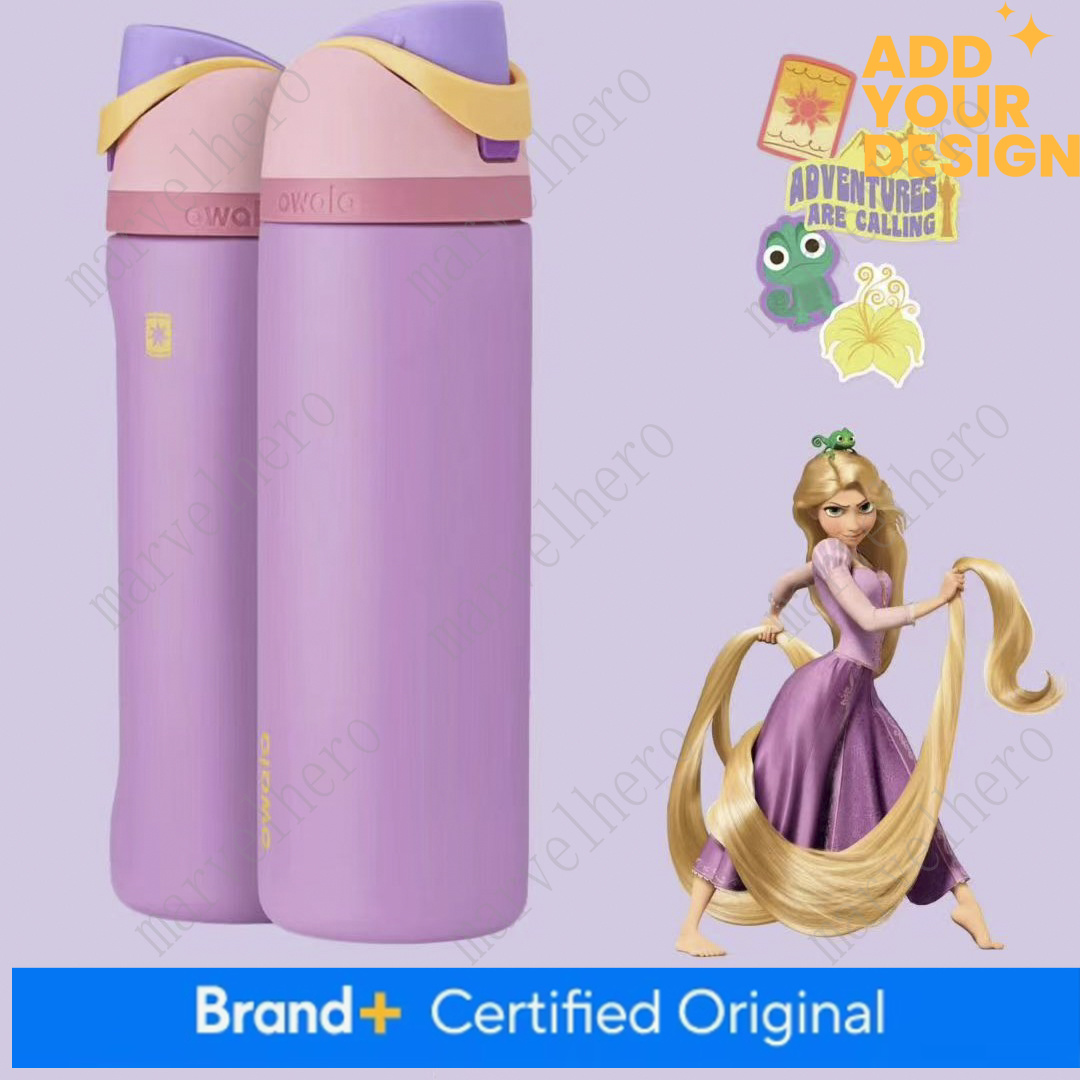 Disney Princess Insulated Tumbler Portable High Aesthetic Water Bottle with Straw Reusable Thermal Travel Mug for Daily Use