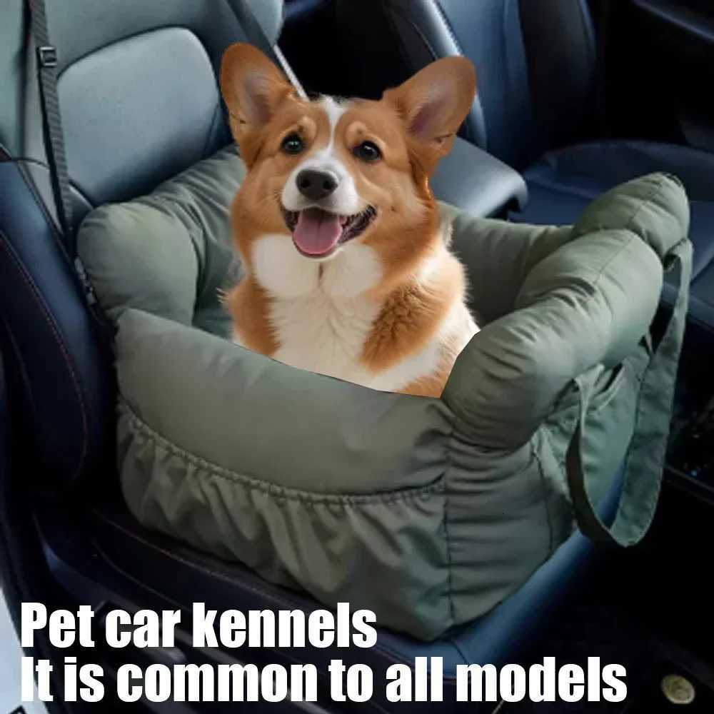Car Seat with Safety Dog Belt - Non-Slip Pet Car Bed for Small Dogs Washable Travel Carrier with Secure Straps for Safe Car N260808 - view 5