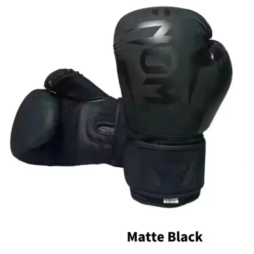 68101216Oz Kids Adult Boxing Gloves PU Breathable Professional Sanda Muay Thai Fighting Taekwondo Punching 260807 - view 1