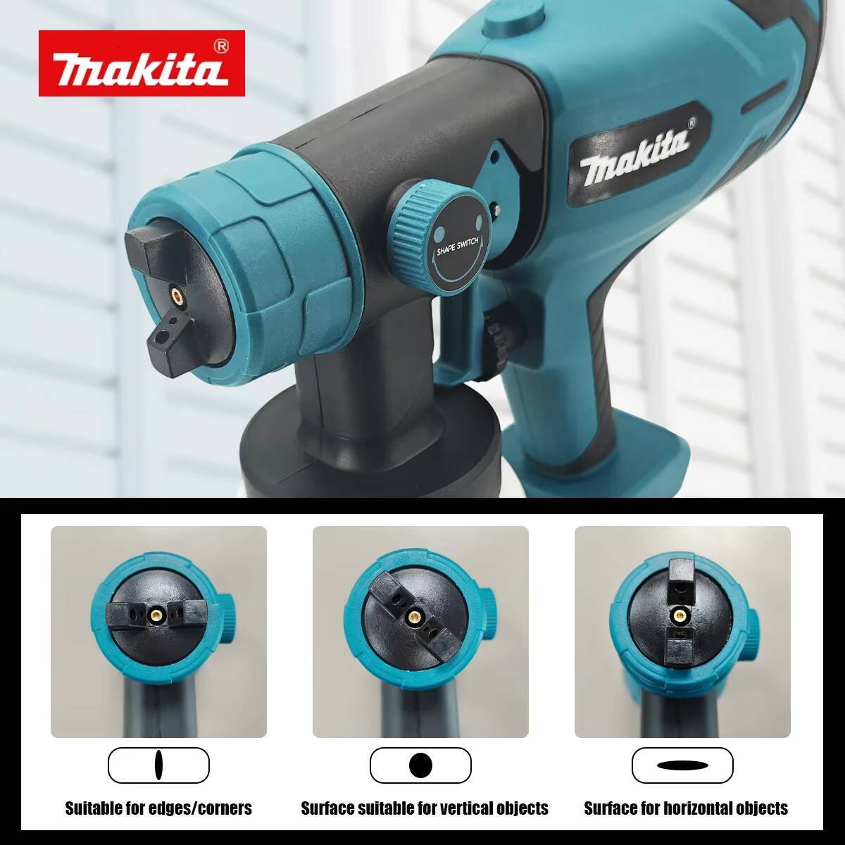 Makita 800ML Electric Spray Gun High Power Paint Sprayer for Auto And Household Use - Efficient Spraying Tool W260808 - view 5