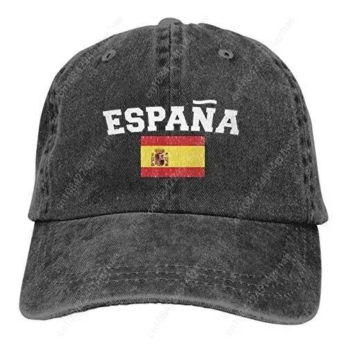 Espana Flag of Spain Spanish Hats for Mens Womens Baseball Caps Casquette Denim Adult Unisex Four Seasons Casual - view 3