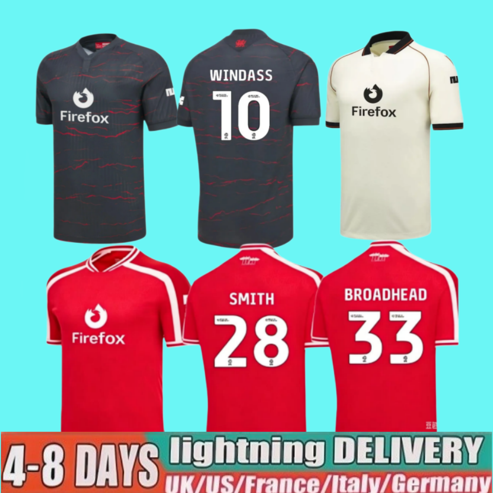 2026 2027 Wrexham Maglie Da Calcio 26 27 Mullin Jay Rodriguez Ollie Palmer Jack…