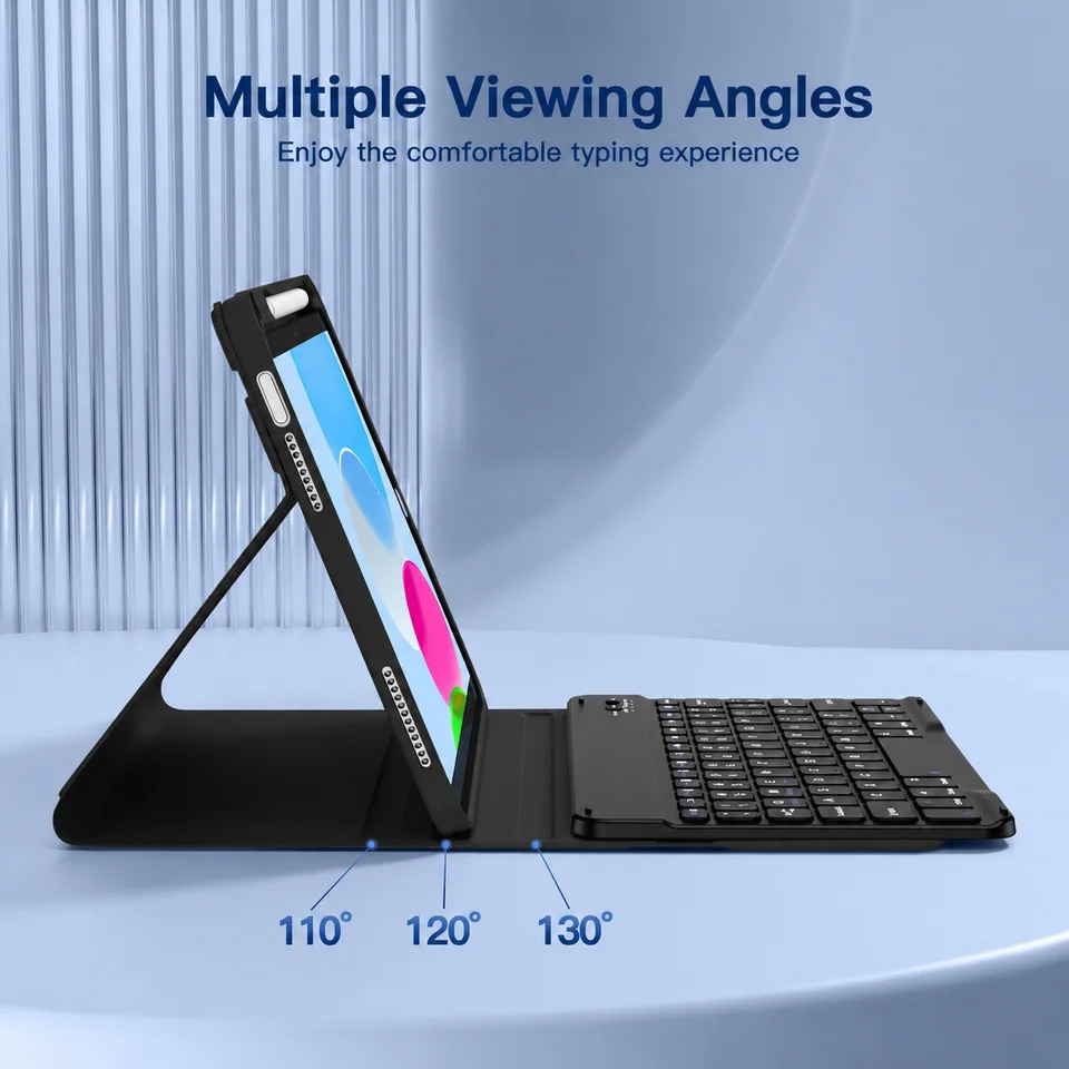 Case for iPad Air 11 4 5 10th 109 11th Detachable Wireless Bluetooth Keyboard 7th 8th 9th 102 Cover Support Charging 260808 - view 4