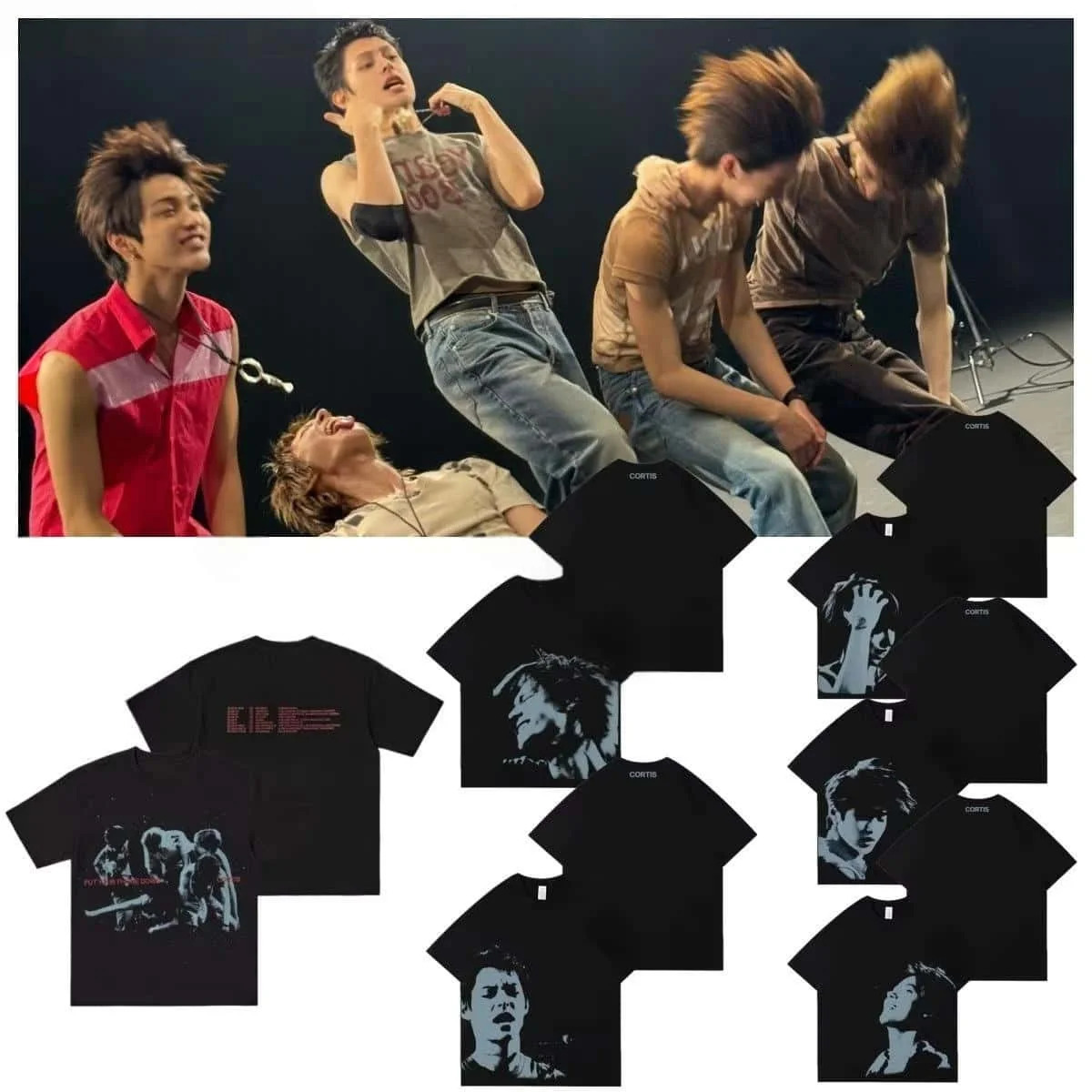 Kpop CORTIS 2026 PUT YOUR PHONE DOWN Series Print T-shirt for Fans Streetwear 2026 Summer Men Women Cotton Oversized Y2K T-shirt 260807 - view 1