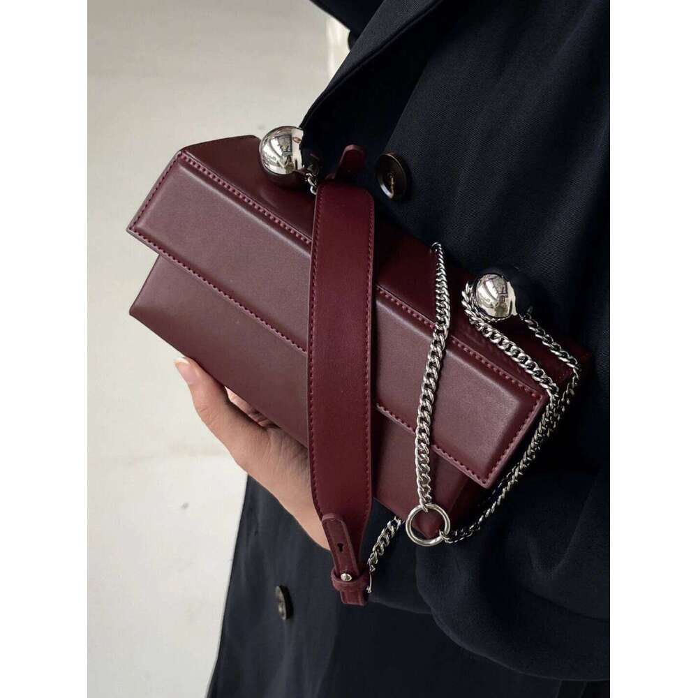 Luxury Bag Women Genuine Leather Chain Crossbody Bag Flap Design Small Handbag Classic Bridal Wedding Purse Shoulder Bag SENYY - view 3