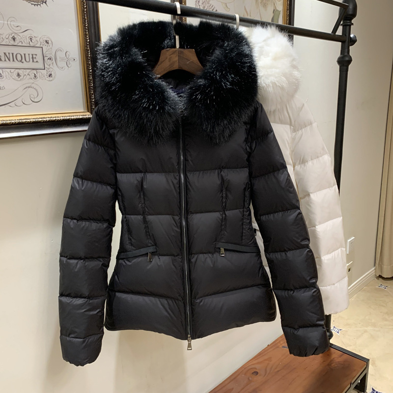 Bechance European Fashion Outdoor New Style Women's Waist Slimming Down Jacket Coat High Quality Hooded with White Down Jacket - view 5