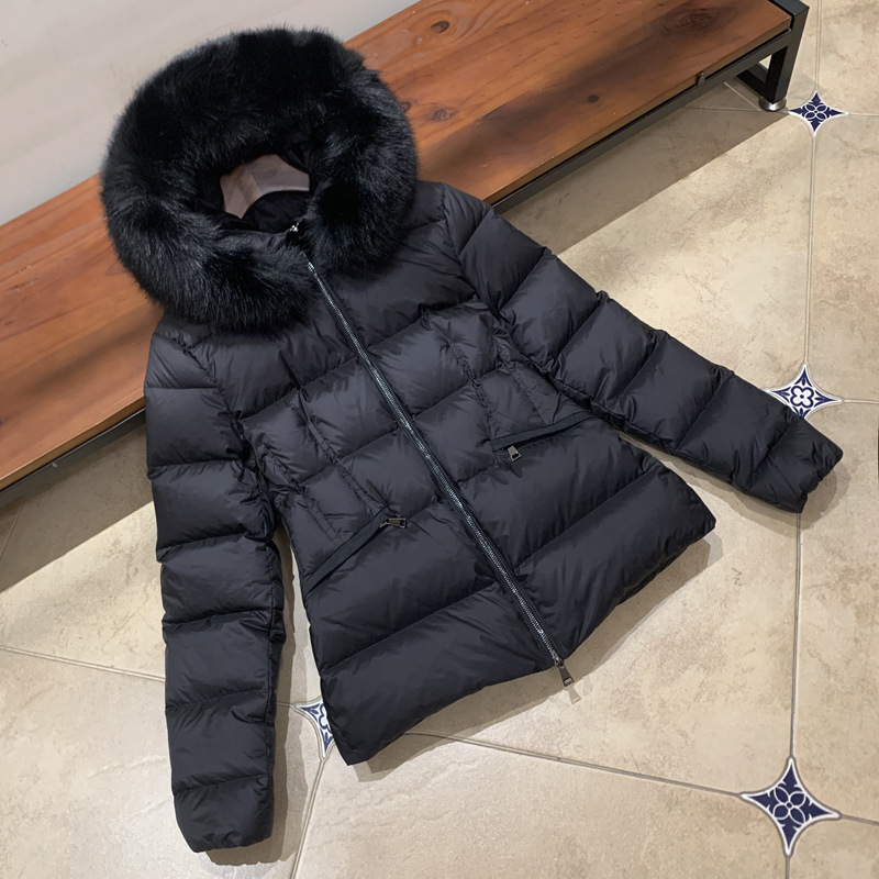 Bechance European Fashion Outdoor New Style Women's Waist Slimming Down Jacket Coat High Quality Hooded with White Down Jacket - view 6