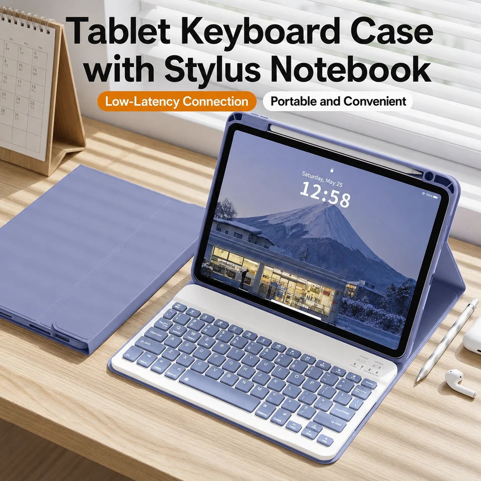 Case for iPad Air 11 4 5 10th 109 11th Detachable Wireless Bluetooth Keyboard 7th 8th 9th 102 Cover Support Charging 260808