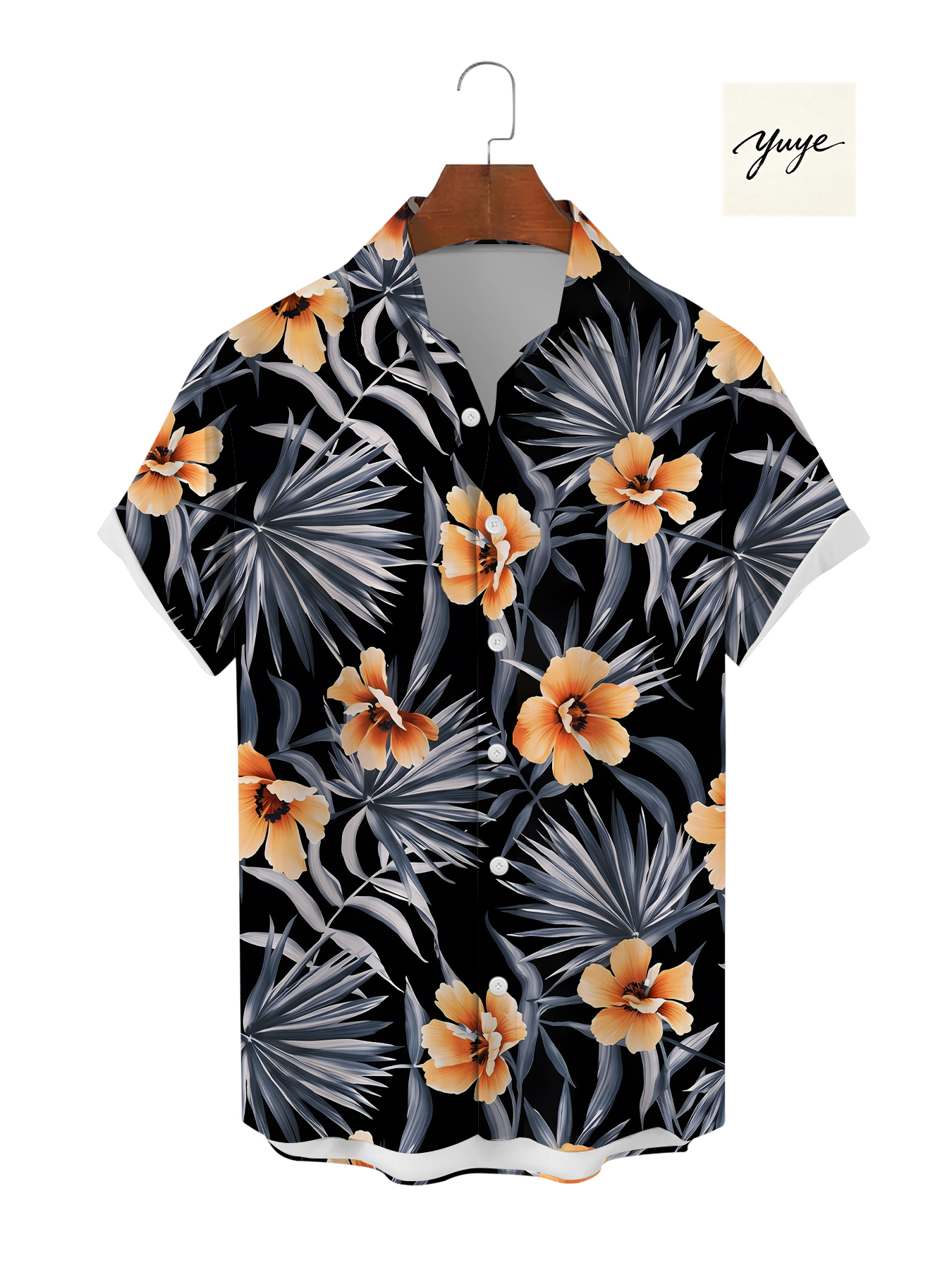 Summer men's short sleeve casual shirt - view 3