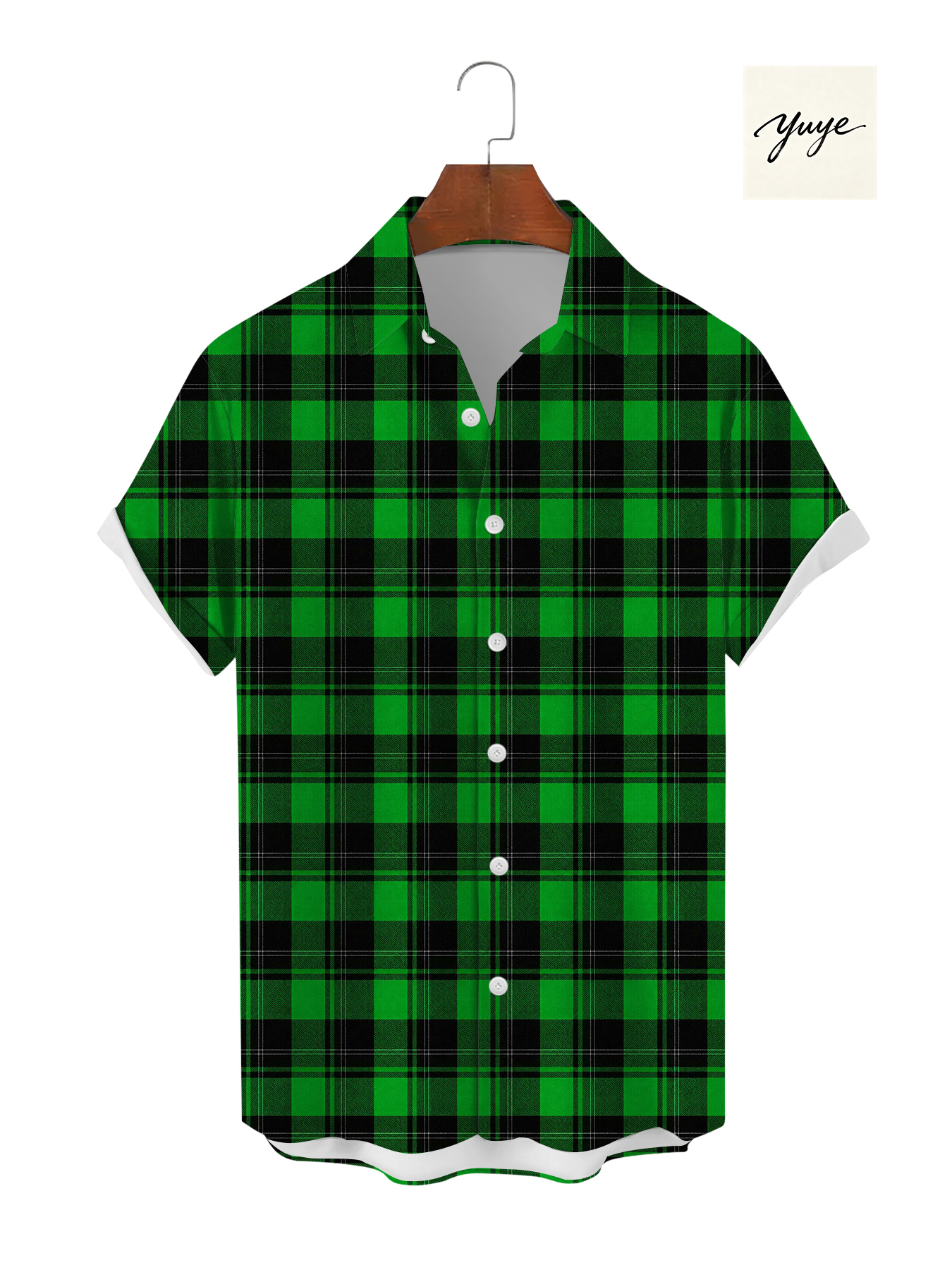 Summer men's short sleeve casual shirt - view 2