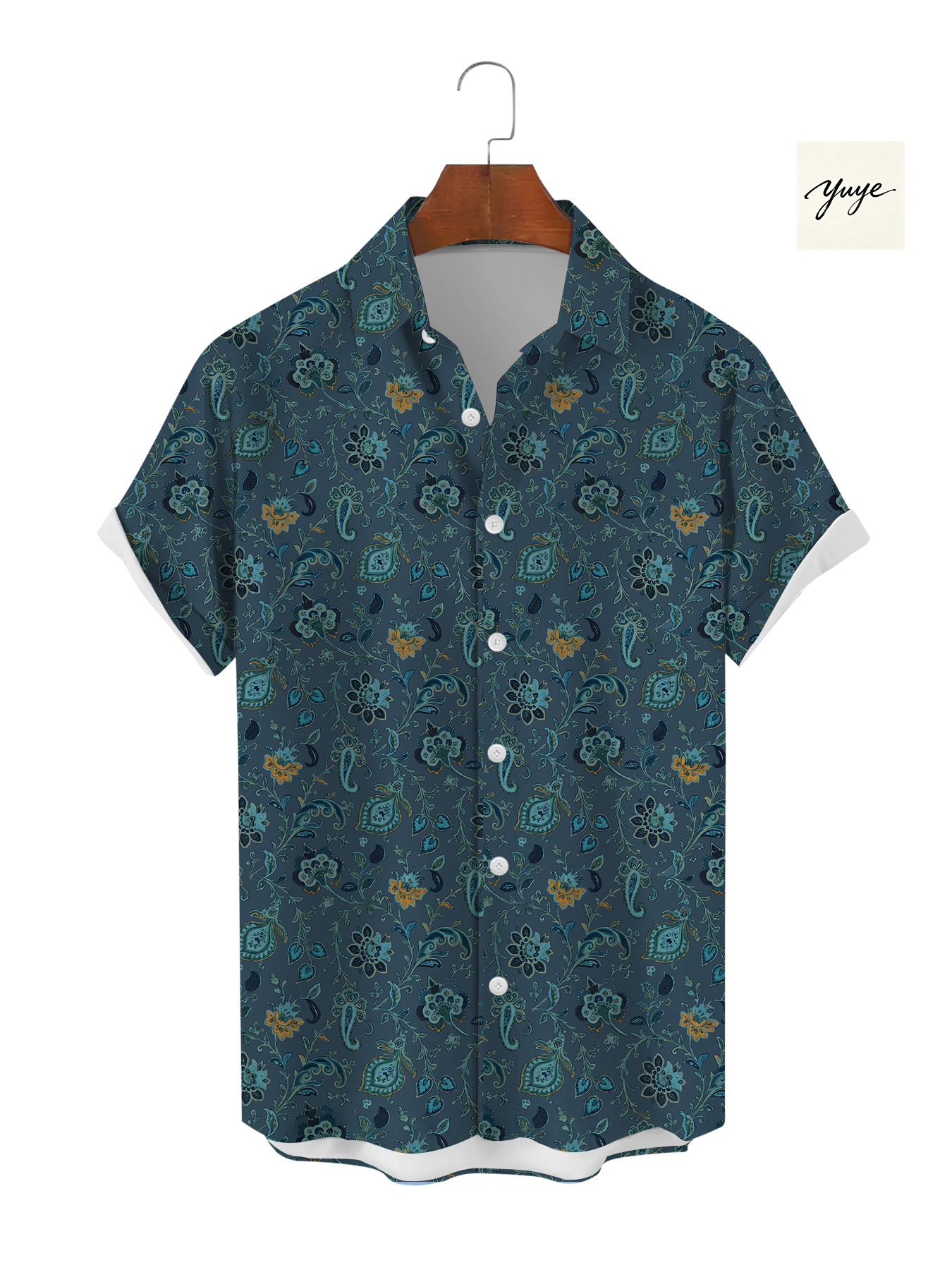 Summer men's short sleeve casual shirt - view 6