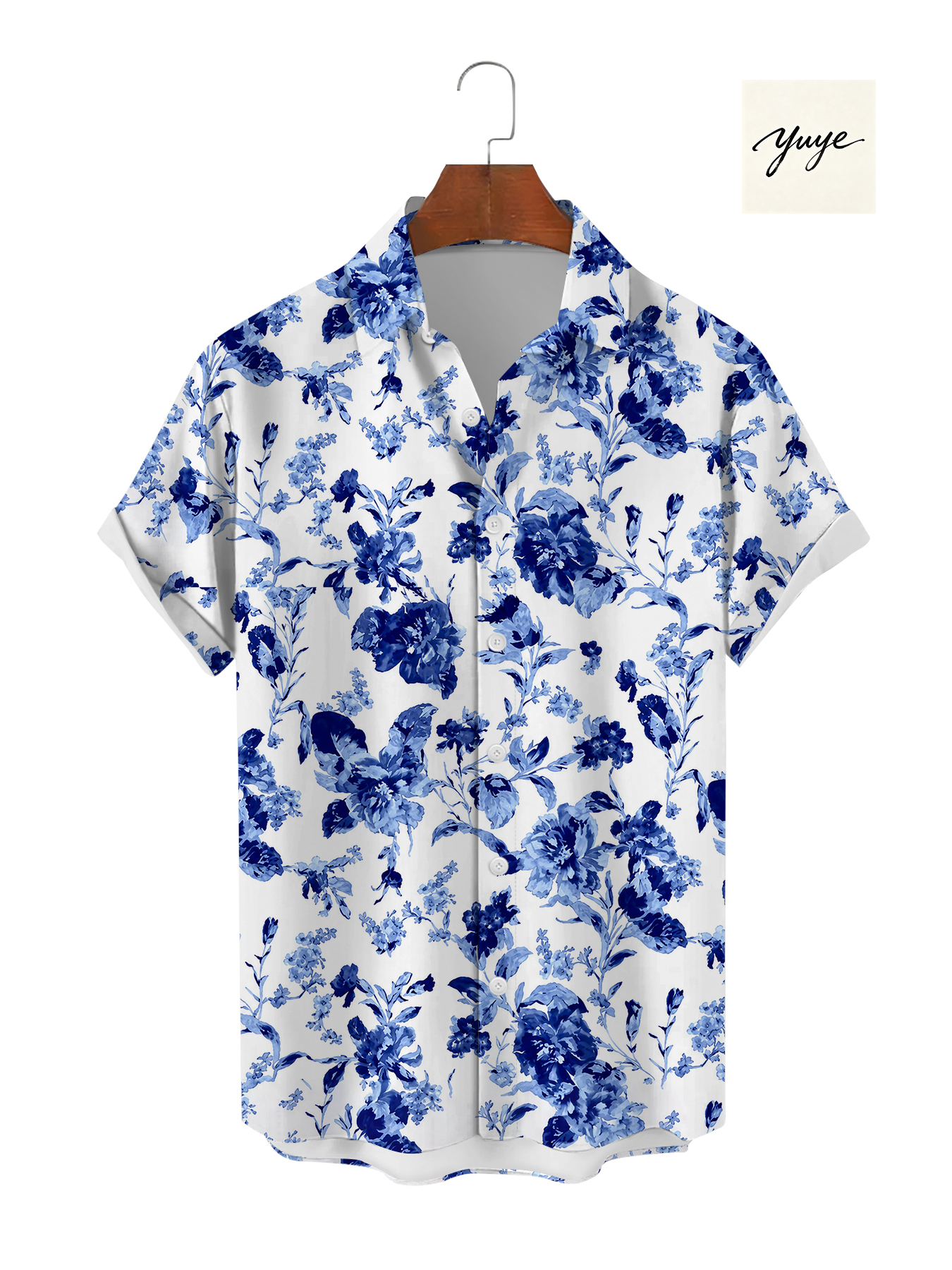 Summer men's short sleeve casual shirt - view 4
