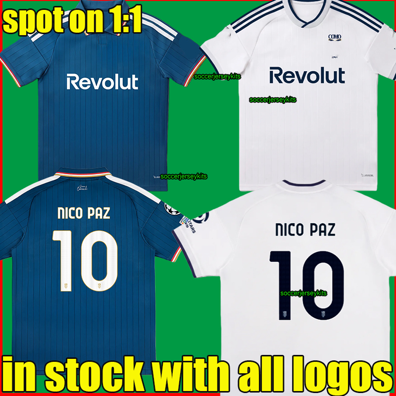 26 27 Como Maglie 26 27 Nico PAZ Douvikas Como 1907 Maglie Maglia Como Kit Per …