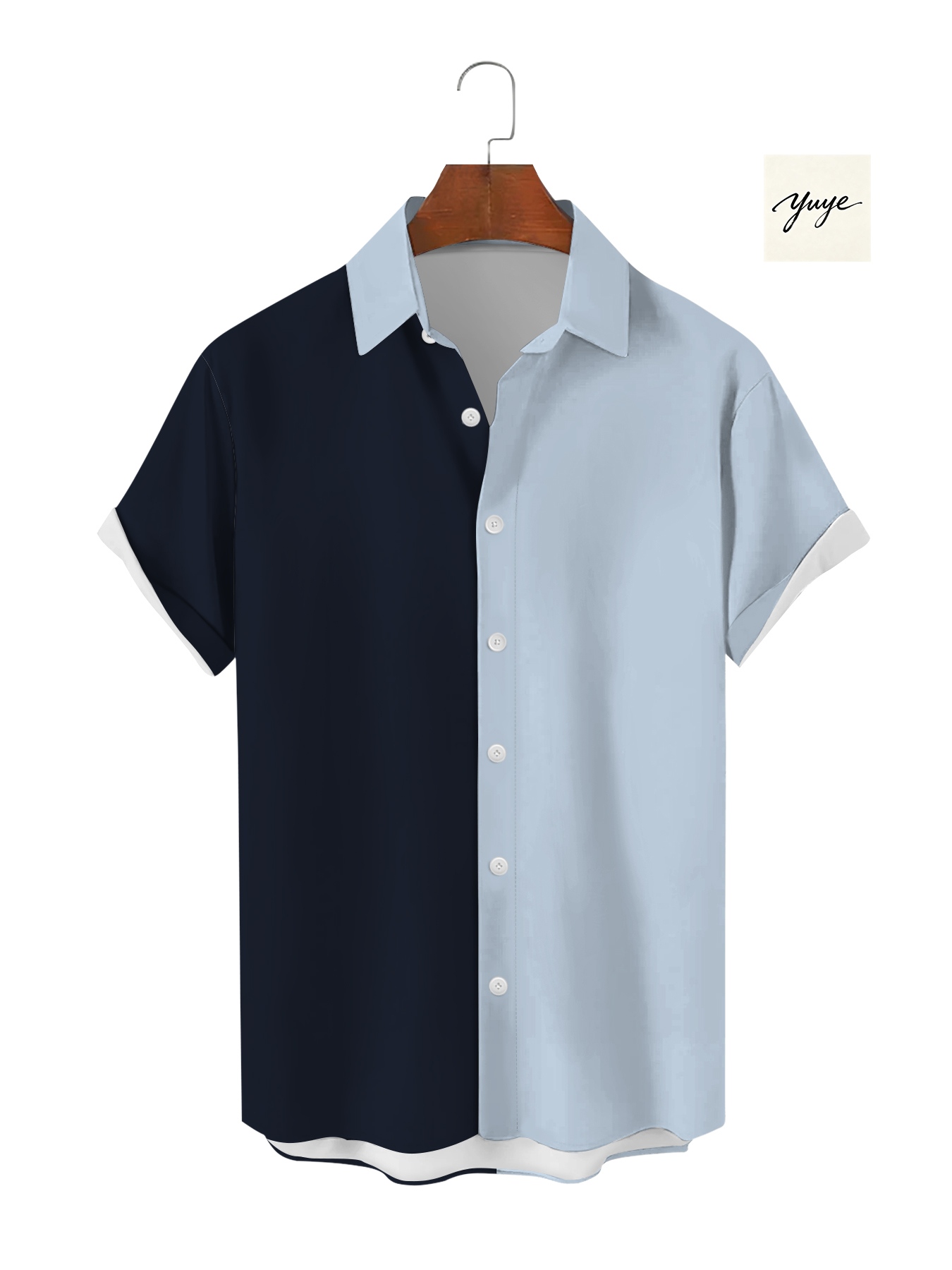 Men's Vintage Tropical Shirt Short Sleeve Retro Floral Pattern Casual Summer Vacation Cruise Button Up Shirt for Men - view 6