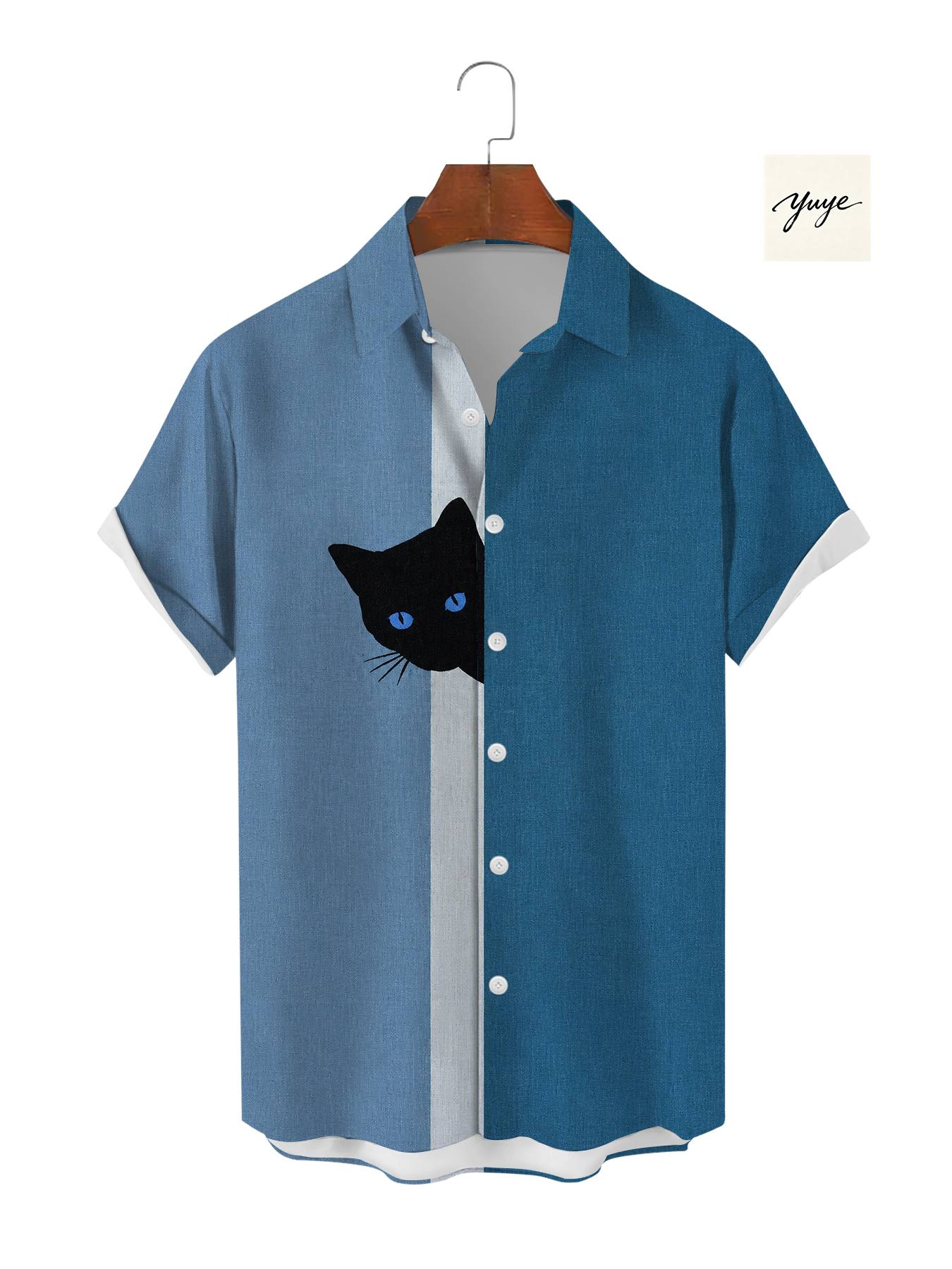 Men's Vintage Tropical Shirt Short Sleeve Retro Floral Pattern Casual Summer Vacation Cruise Button Up Shirt for Men - view 9