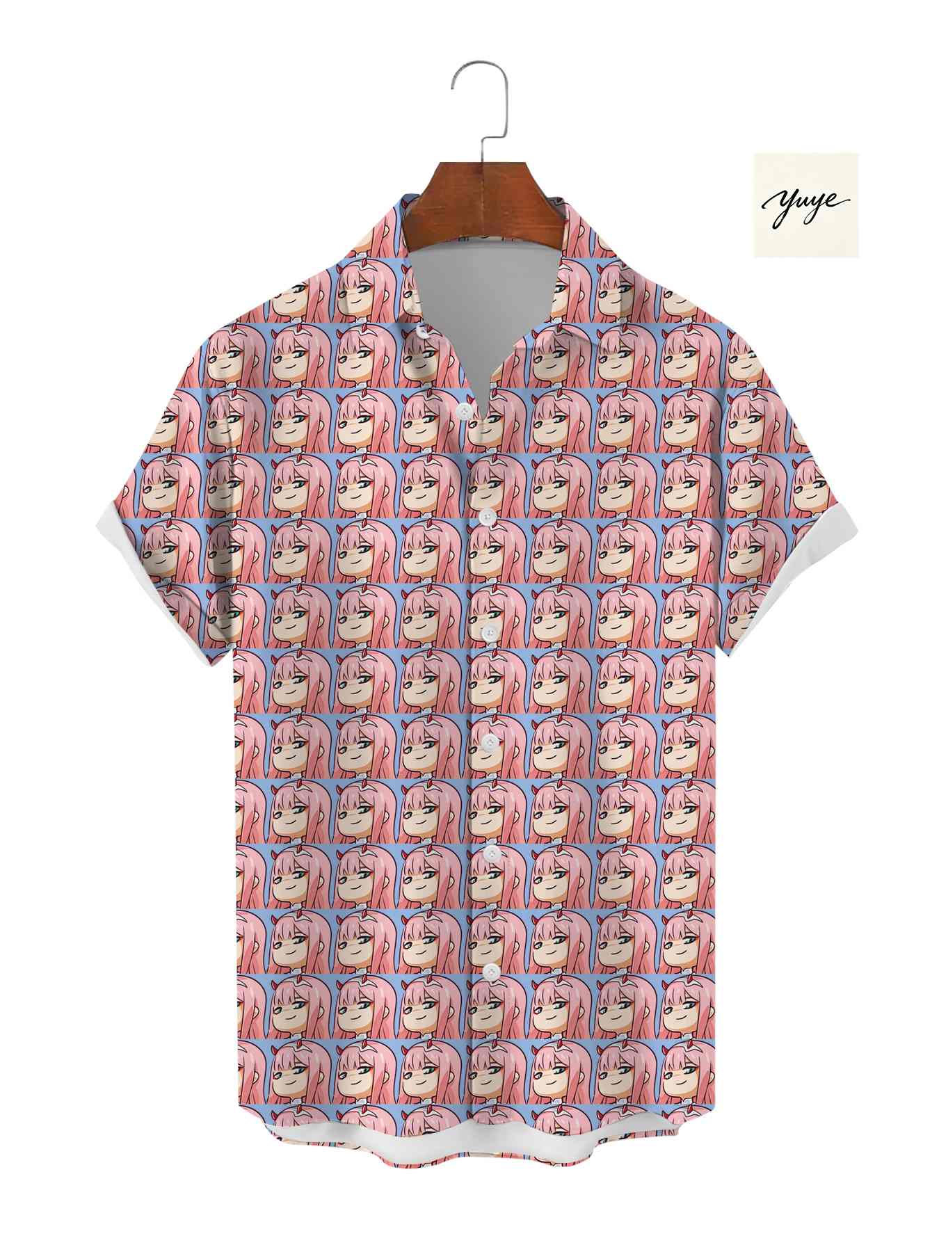Men's Short Sleeve Shirt Casual Animal Floral Geometric Print Button Down Summer Hawaiian Beach Shirt for Men - view 5