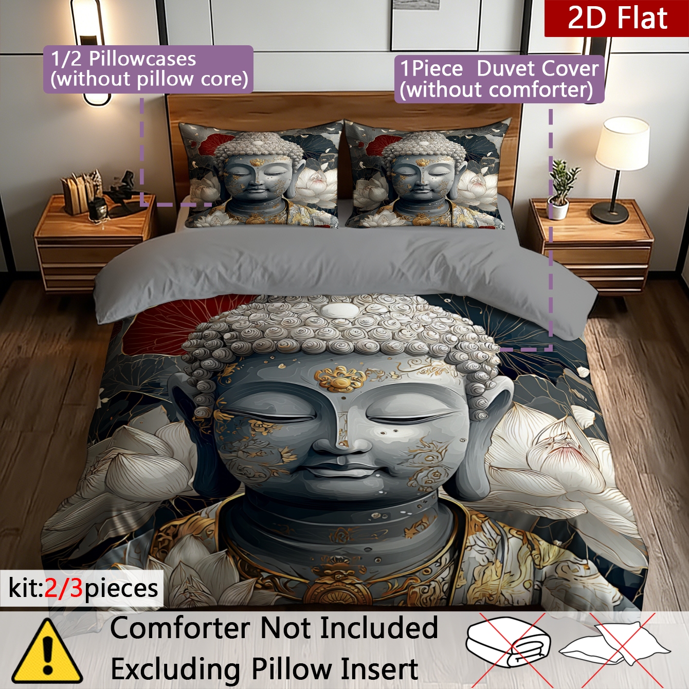 Premium Home Decor Accessories Indulge in Exquisite Comfort with our High-Quality Lined Bed Sets - view 6